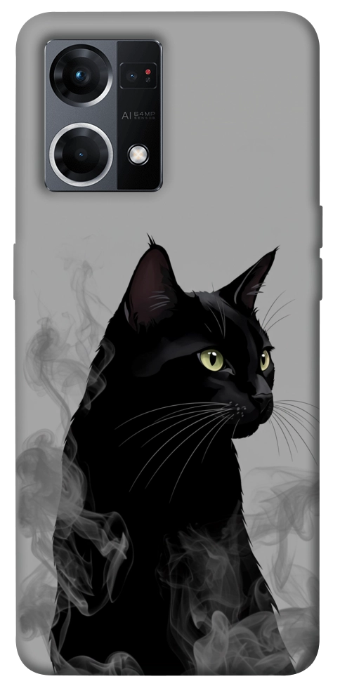 Чехол Smoke cat для Oppo Reno 7 4G