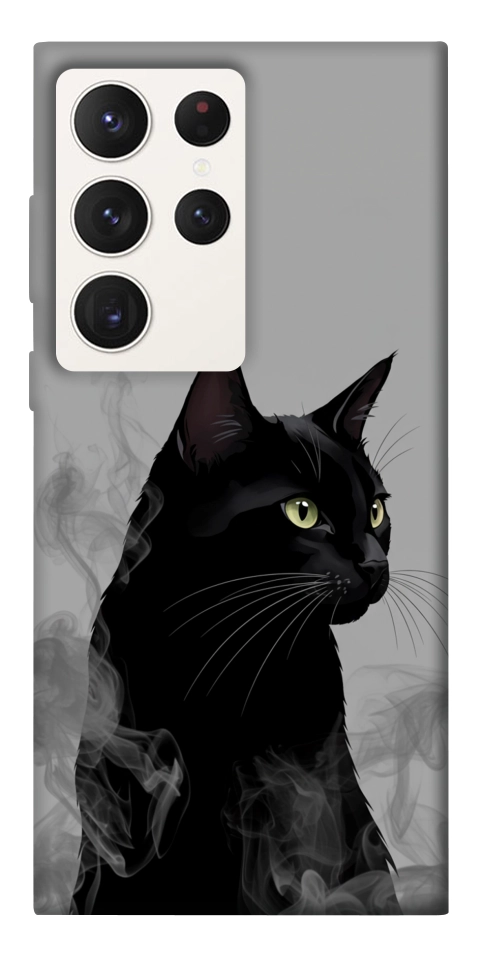 Чехол Smoke cat для Galaxy S23 Ultra