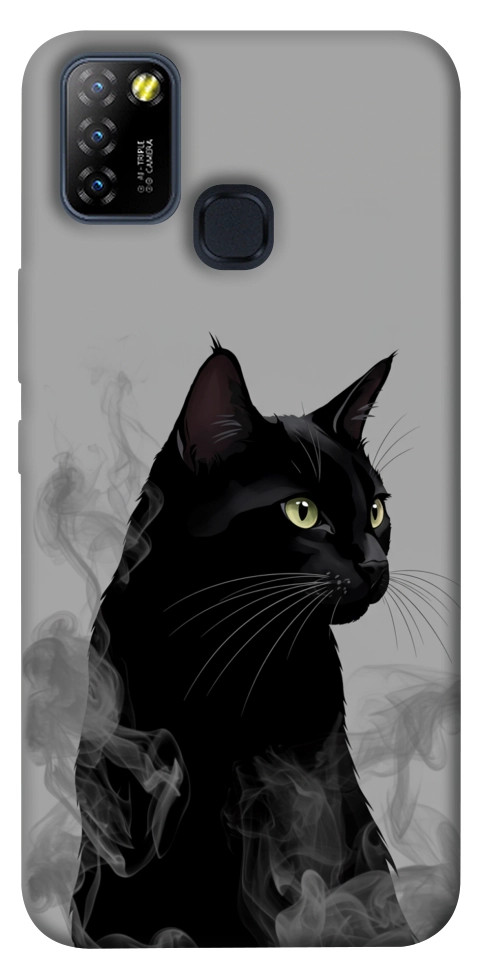 Чохол Smoke cat для Infinix Hot 10 Lite