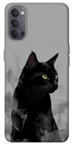 Чехол Smoke cat для Oppo Reno 4