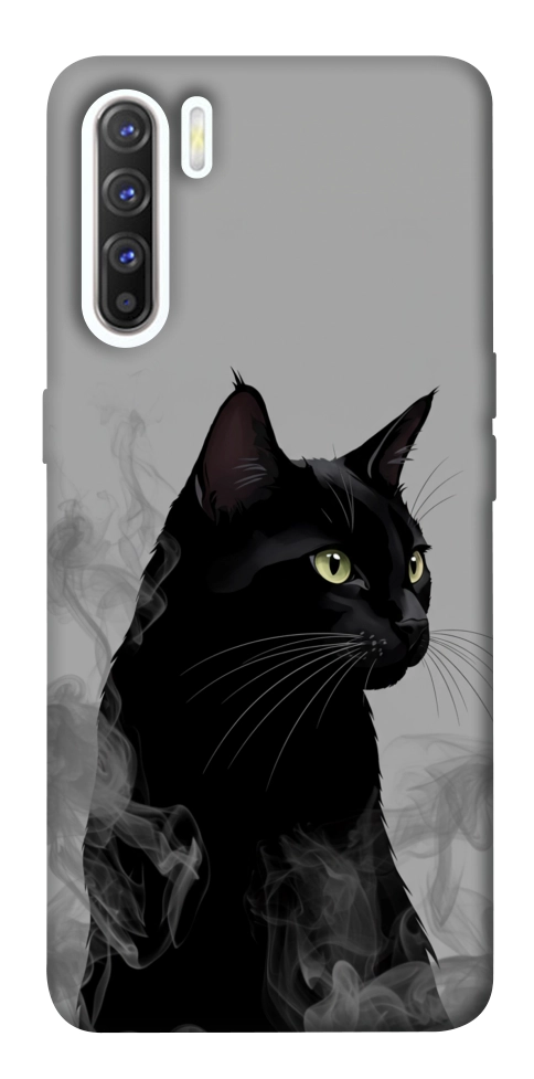Чохол Smoke cat для Oppo Reno 3