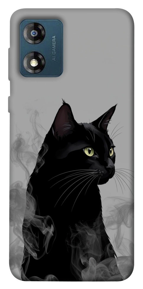 Чехол Smoke cat для Motorola Moto E13