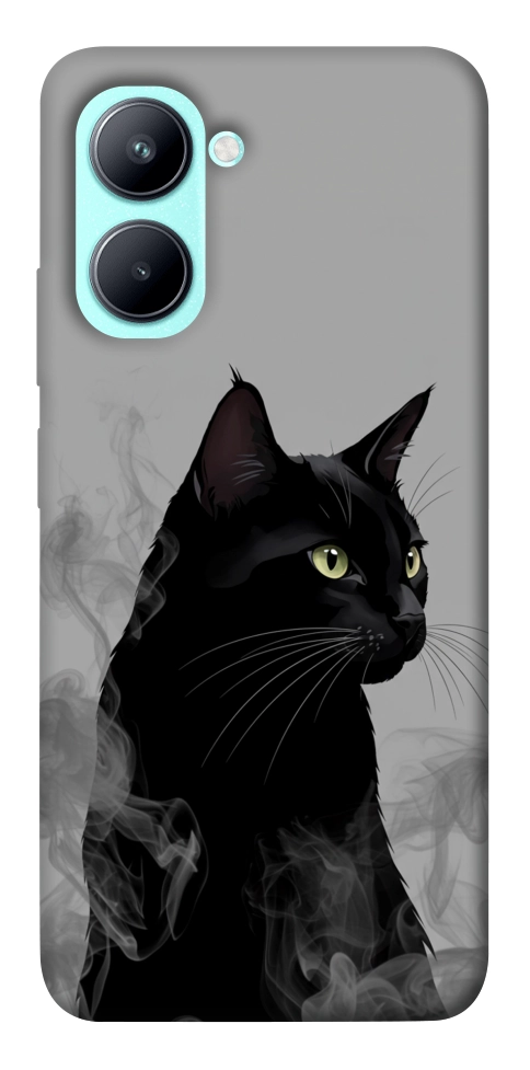 Чехол Smoke cat для Realme C33
