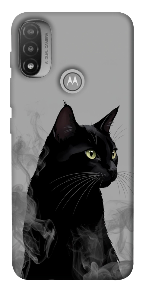 Чехол Smoke cat для Motorola Moto E20