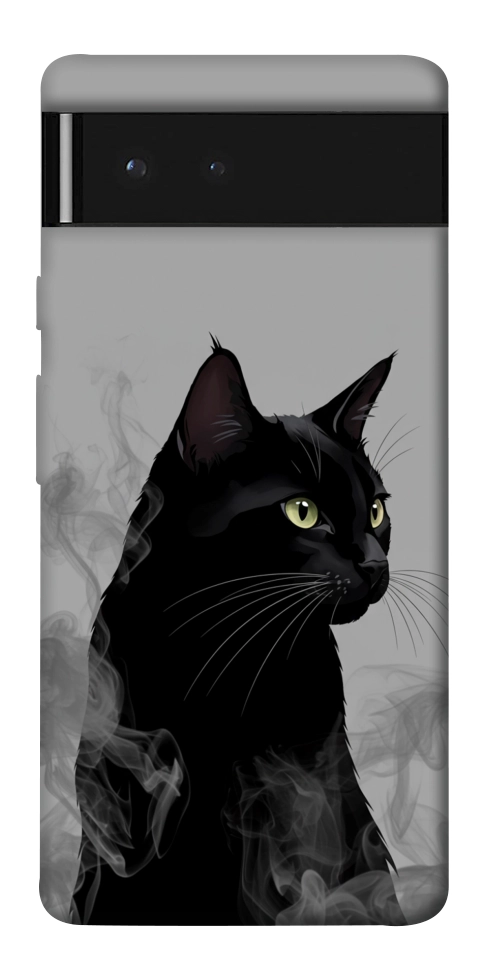 Чехол Smoke cat для Google Pixel 6