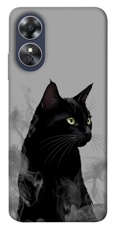 Чехол Smoke cat для Oppo A17