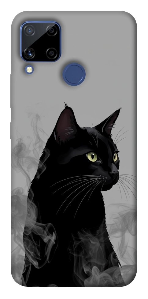 Чохол Smoke cat для Realme C15