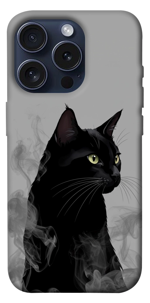 Чехол Smoke cat для iPhone 15 Pro