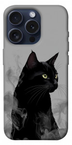 Чехол Smoke cat для iPhone 15 Pro
