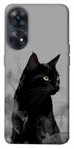 Чохол Smoke cat для Oppo Reno 8 T 4G