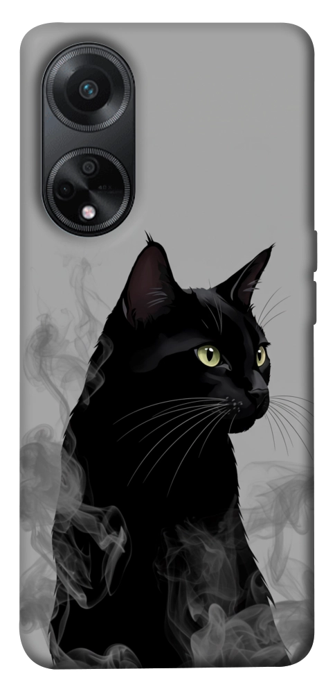 Чохол Smoke cat для Oppo A58 4G