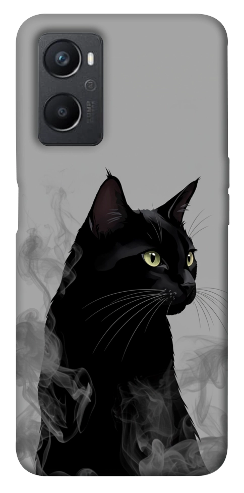 Чохол Smoke cat для Oppo A36