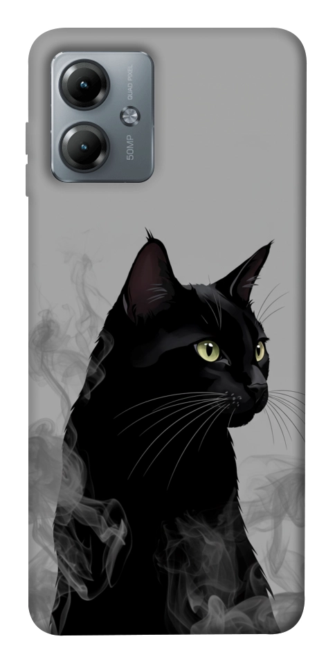 Чохол Smoke cat для Motorola Moto G14