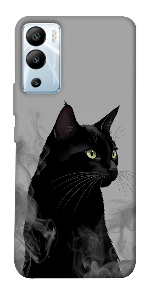 Чохол Smoke cat для Infinix Hot 12i