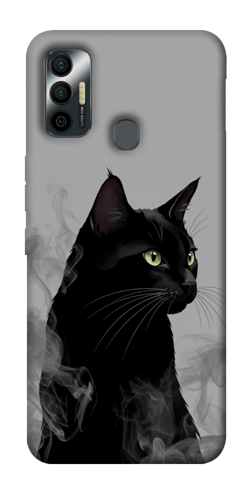 Чехол Smoke cat для TECNO Spark 7