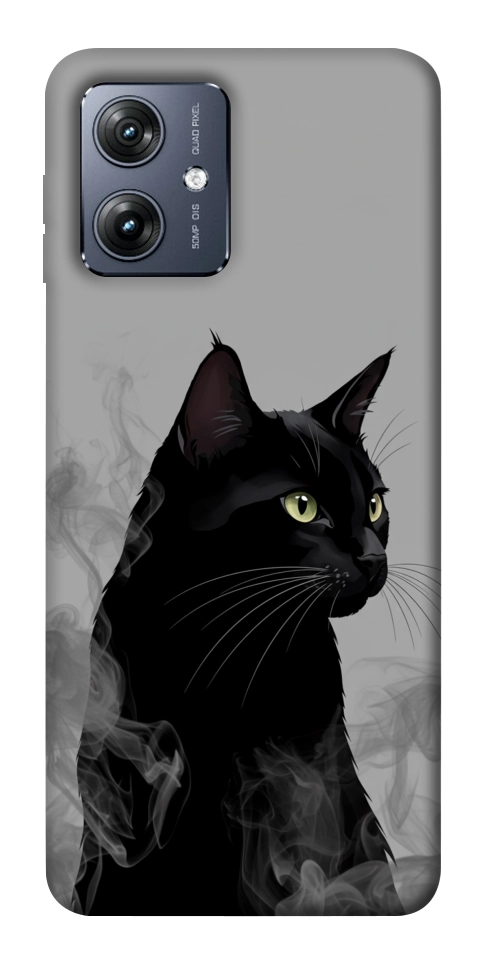 Чохол Smoke cat для Motorola Moto G54