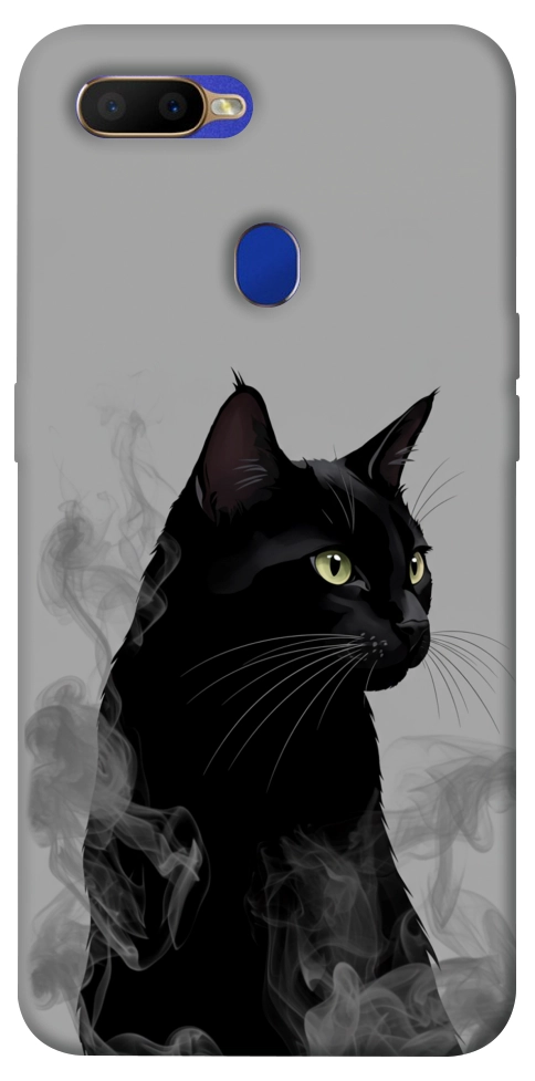 Чохол Smoke cat для Oppo A7