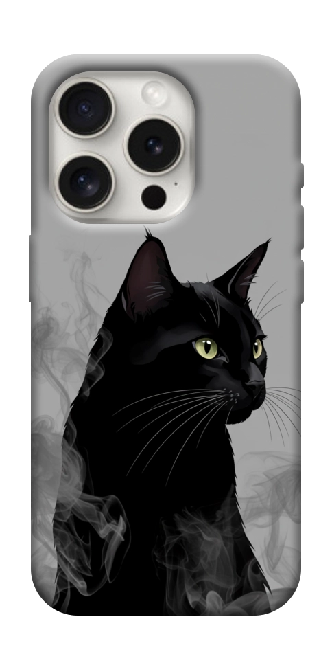 Чехол Smoke cat для iPhone 16 Pro