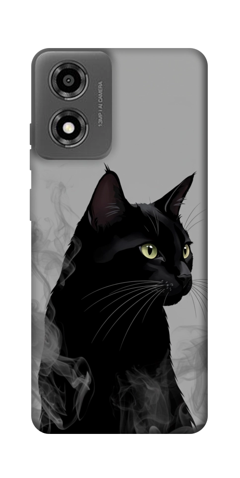 Чехол Smoke cat для Motorola Moto E14