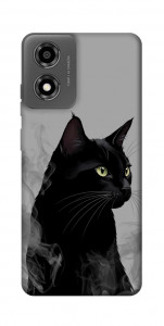Чехол Smoke cat для Motorola Moto E14
