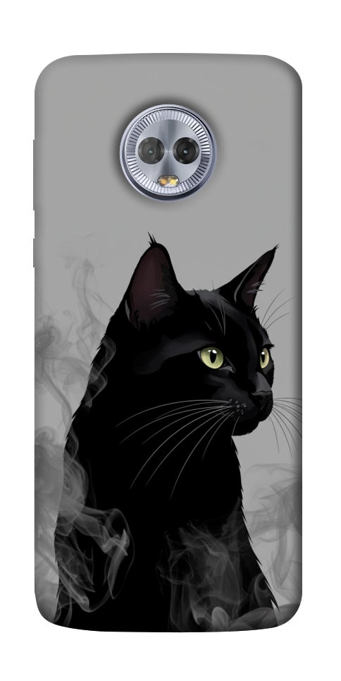 Чехол Smoke cat для Motorola Moto G6 Plus