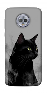 Чохол Smoke cat для Motorola Moto G6 Plus