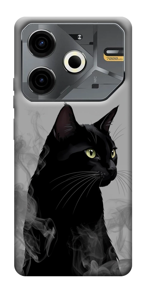 Чехол Smoke cat для TECNO Pova 6 Neo (LI6)