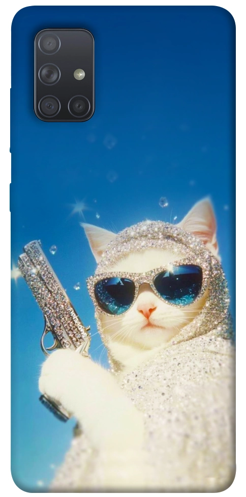 Чехол Diamond kitty для Galaxy A71 (2020)