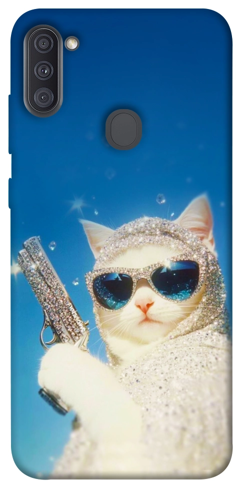 Чехол Diamond kitty для Galaxy A11 (2020)
