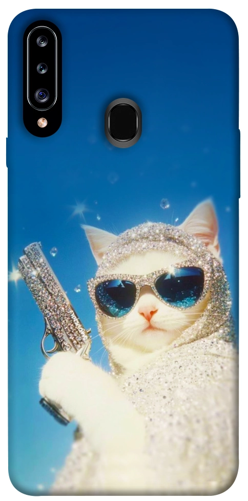 Чохол Diamond kitty для Galaxy A20s (2019)
