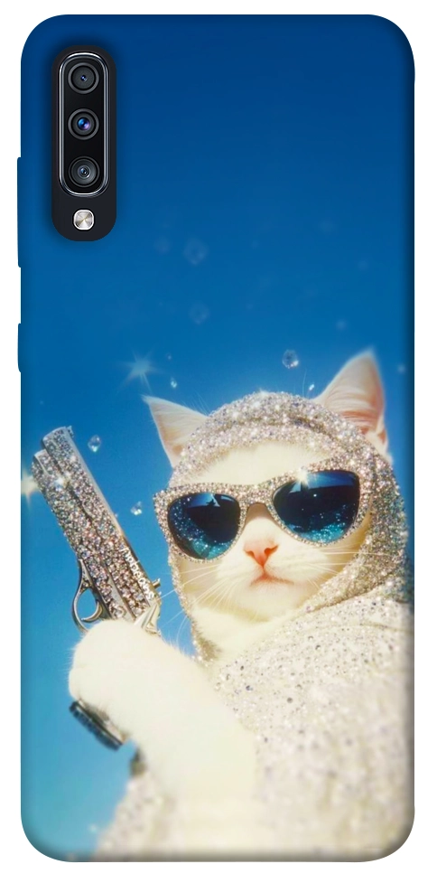 Чехол Diamond kitty для Galaxy A70 (2019)