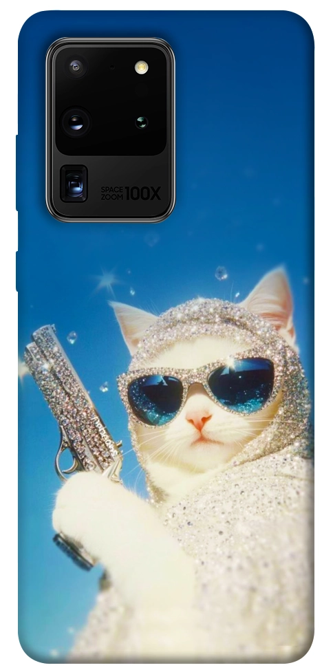 Чехол Diamond kitty для Galaxy S20 Ultra (2020)