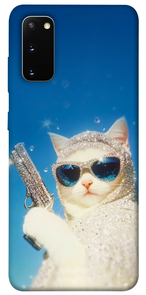 Чехол Diamond kitty для Galaxy S20 (2020)