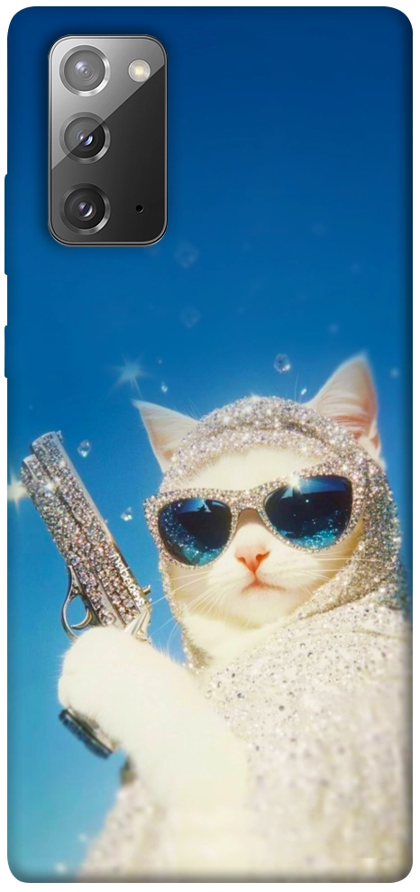 Чохол Diamond kitty для Galaxy Note 20