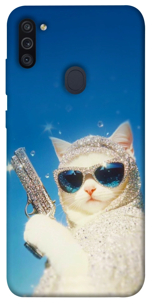 Чохол Diamond kitty для Galaxy M11 (2020)