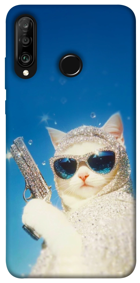 Чохол Diamond kitty для Huawei P30 Lite