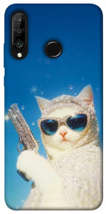 Чехол Diamond kitty для Huawei P30 Lite