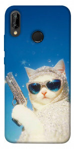 Чохол Diamond kitty для Huawei P20 Lite