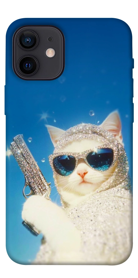 Чохол Diamond kitty для iPhone 12 mini