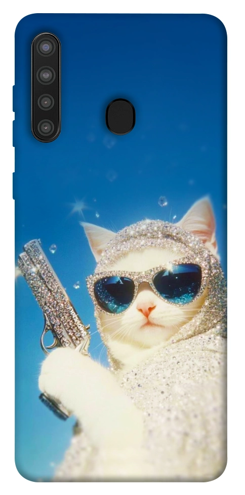 Чохол Diamond kitty для Galaxy A21