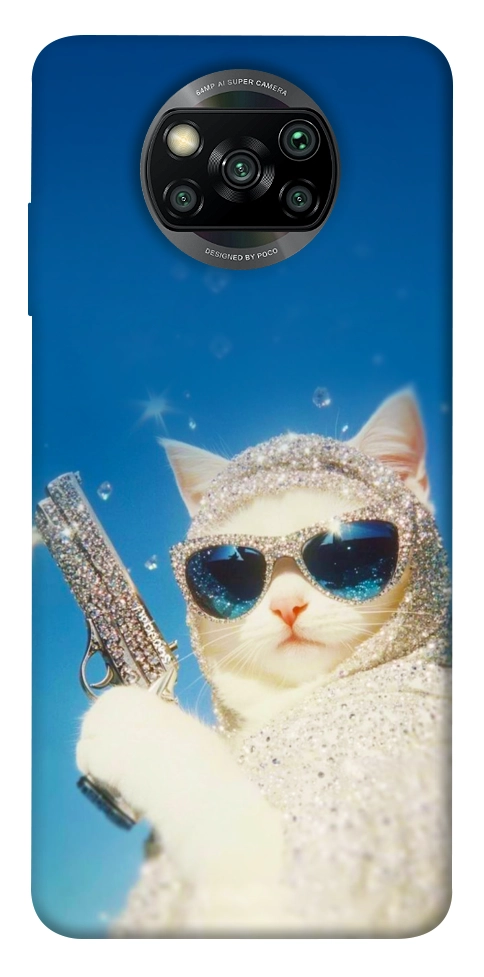 Чехол Diamond kitty для Xiaomi Poco X3 NFC