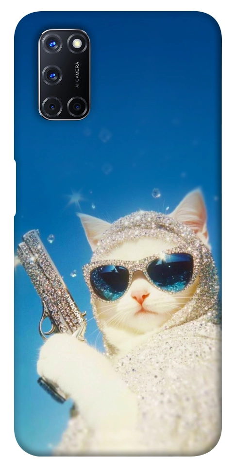 Чехол Diamond kitty для Oppo A92