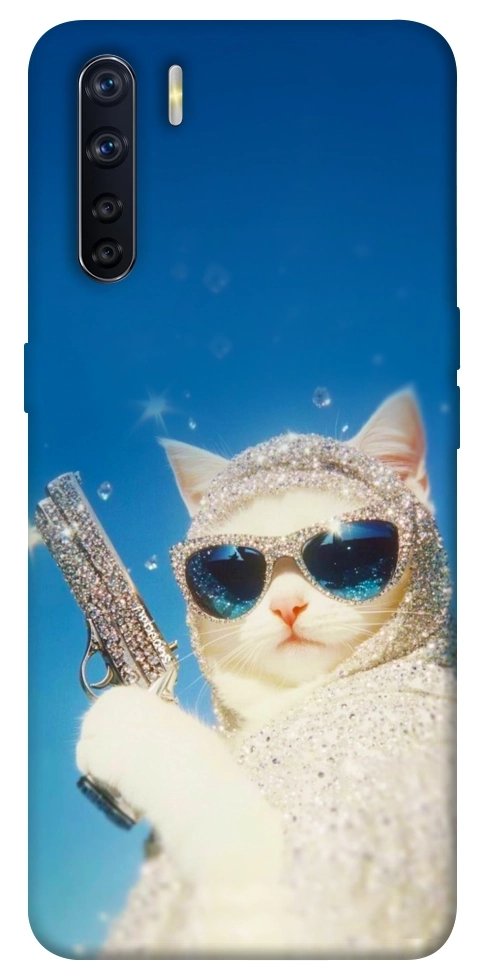 Чохол Diamond kitty для Oppo A91