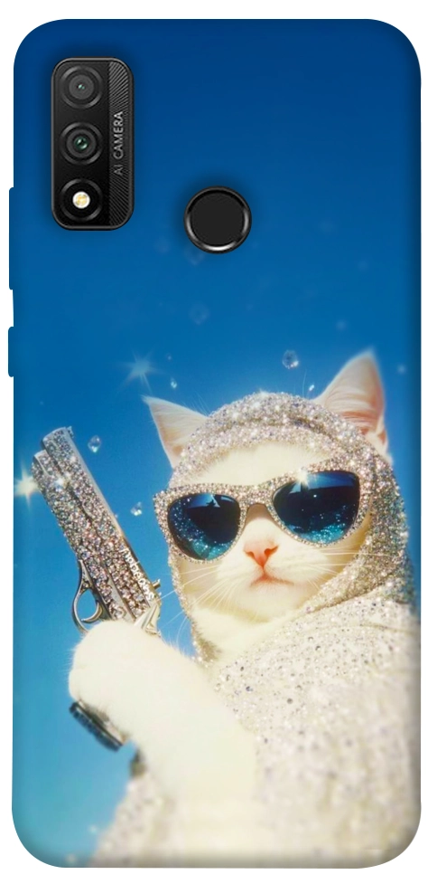 Чехол Diamond kitty для Huawei P Smart (2020)