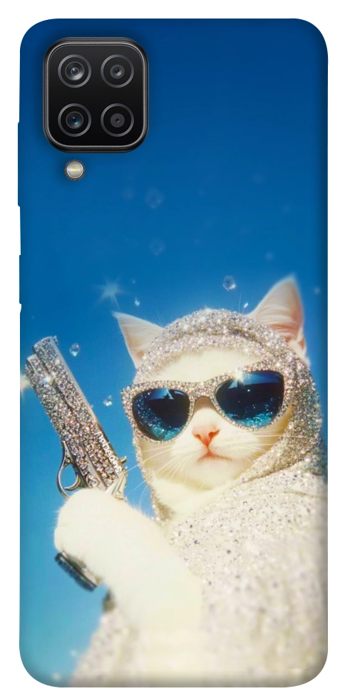 Чехол Diamond kitty для Galaxy A12