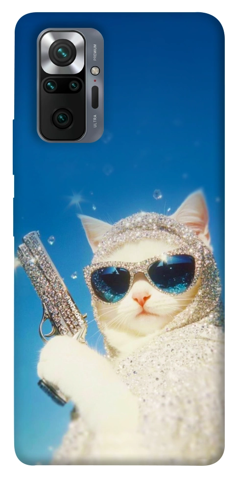 Чехол Diamond kitty для Xiaomi Redmi Note 10 Pro