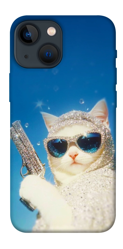 Чохол Diamond kitty для iPhone 13 mini