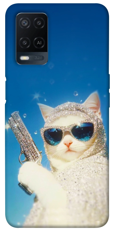 Чохол Diamond kitty для Oppo A54 4G