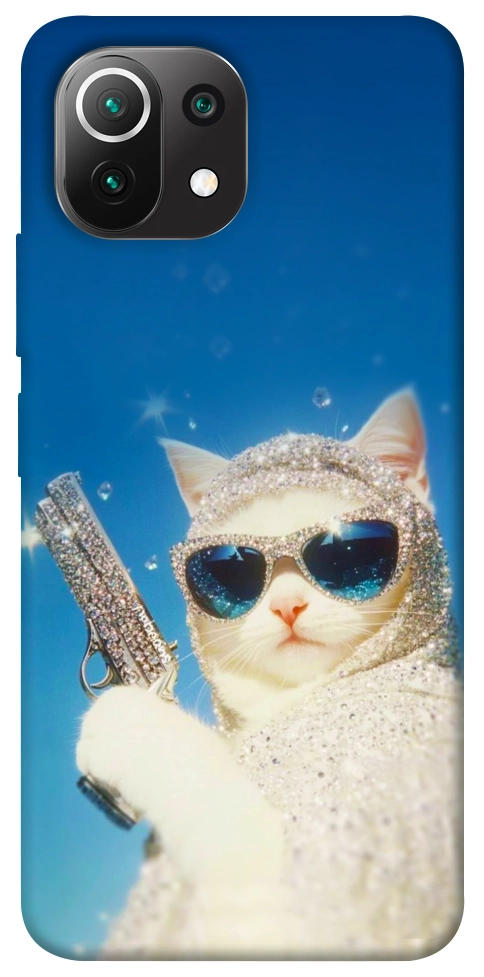 Чехол Diamond kitty для Xiaomi Mi 11 Lite