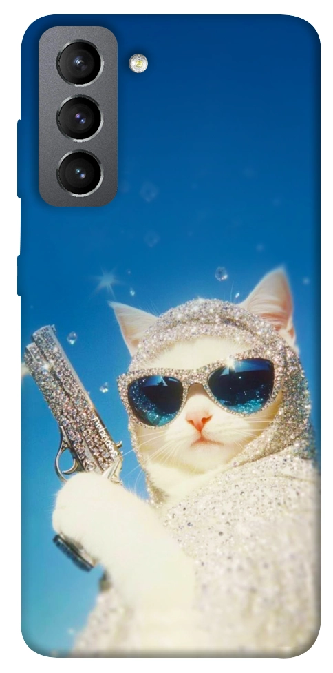 Чохол Diamond kitty для Galaxy S21 FE